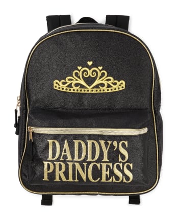 Toddler Girls 'Daddy's Princess' Glitter Backpack