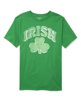Unisex Adult Matching Family St. Patrick's Day 'Irish' Graphic Tee