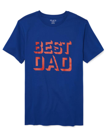 Mens Dad And Me Short Sleeve 'Best Dad' Matching Graphic Tee | The ...