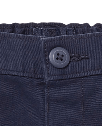 Toddler Girls Uniform Stretch Chino Shorts