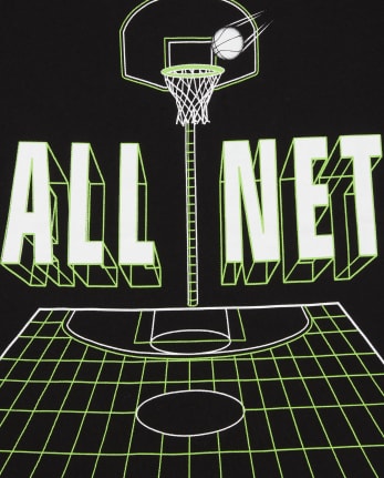 Boys 'All Net' Basketball Graphic Tee