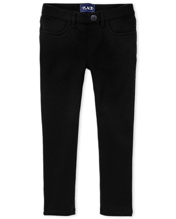 Jeggings de punto Ponte de uniforme para niñas