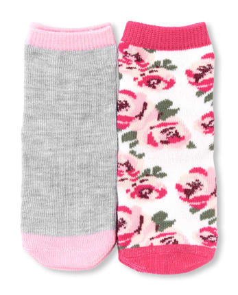 Paquete de 6 calcetines midi de leopardo para niñas pequeñas
