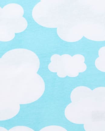 Pyjama 4 pièces en coton ajusté papa pour bébés et petites filles