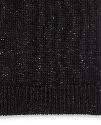 Girls Metallic Cardigan