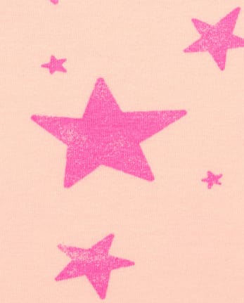 Pack de 2 pantalones con estrellas para bebé niña