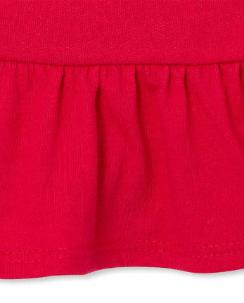 Haut à basque de Noël orné pour bébés et petites filles