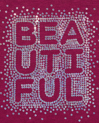 Baby and Toddler Girls Embellished Graphic Lightweight Sweater High Low Top