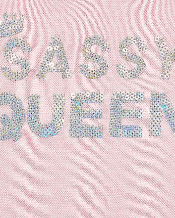 Baby And Toddler Girls Sequin Graphic Icon Sweater