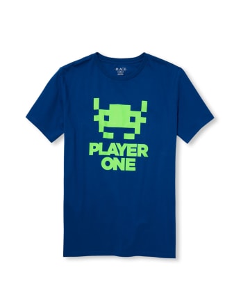 Camiseta con gráfico a juego Dad And Me Player One para hombre