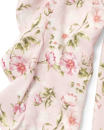 Girls Floral Off Shoulder Top