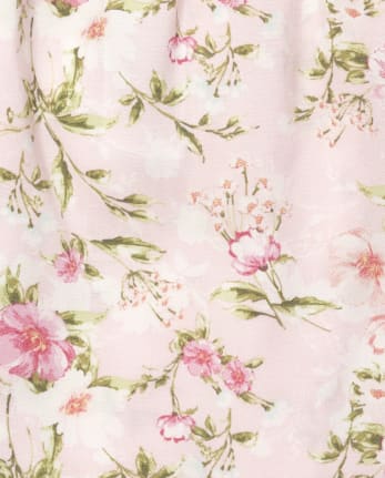 Girls Floral Off Shoulder Top