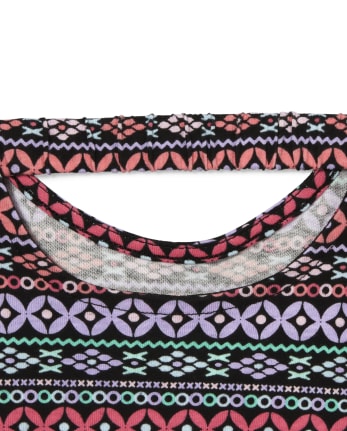 Niñas Mameluco con abertura y estampado