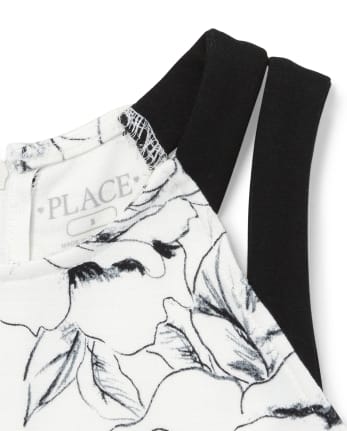 Mameluco floral para niñas