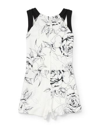 Mameluco floral para niñas