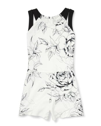 Mameluco floral para niñas