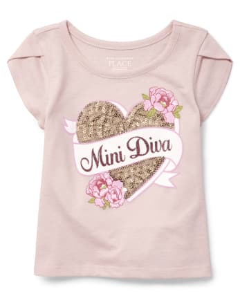 Baby And Toddler Girls Embellished Top