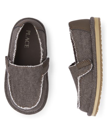 Toddler Boys Canvas Slip on Shoes