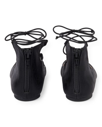 Bailarinas con cordones para niñas