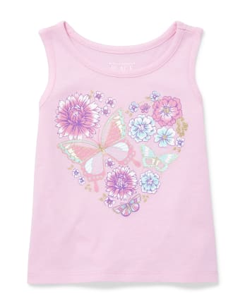 Baby And Toddler Girls Mix And Match Glitter Tank Top