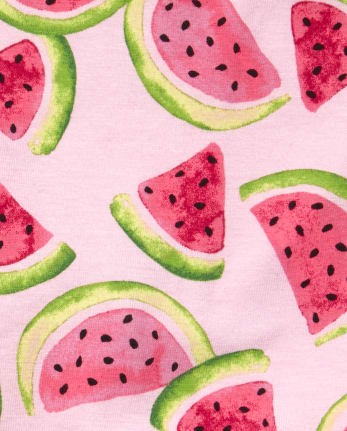 Conjunto de leggings con purpurina y sandía para bebés y niñas pequeñas