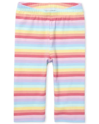 Toddler Girls Print Capri Leggings