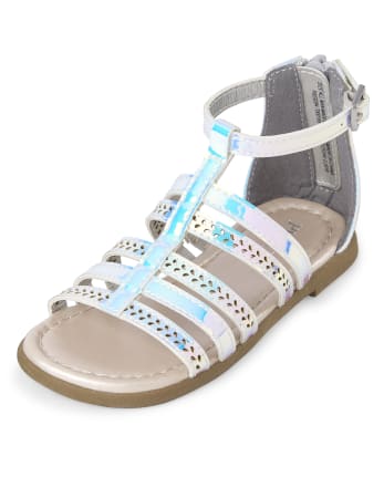 Holographic clearance gladiator sandals