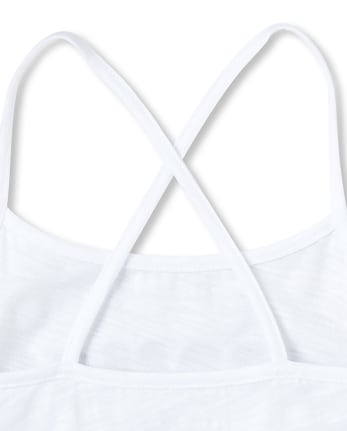 Cache-maillot « Sirène » sans manches en aluminium pour fille