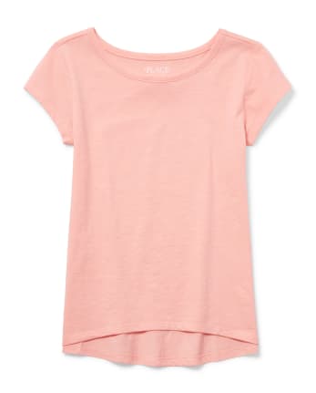 Girls Mix And Match High Low Layering Tee