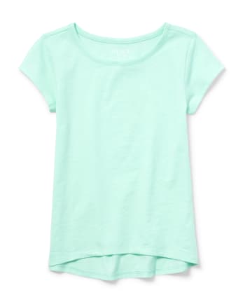 Girls Mix And Match High Low Layering Tee