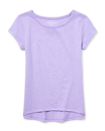 Girls Mix And Match High Low Layering Tee