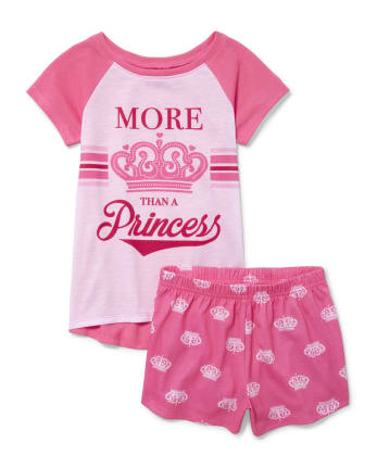 Girls Crown Pajamas