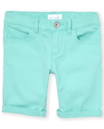 Girls Roll Cuff Skimmer Shorts