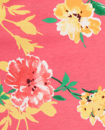 Girls Floral Print Dress