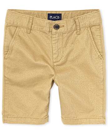 Shorts chinos tejidos para niños