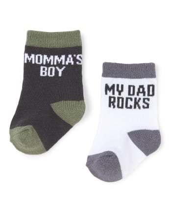 Baby Boys Camo Socks 6-Pack