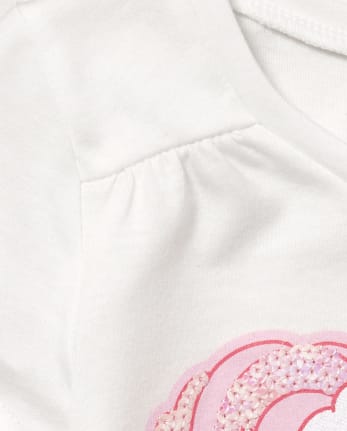 Haut à ornements pour bébés et petites filles