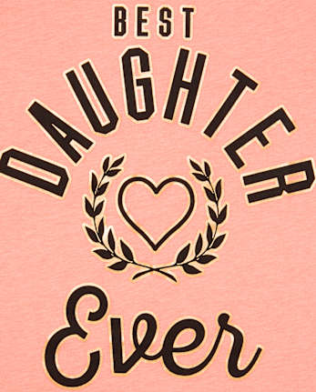 Camiseta gráfica a juego con estampado de hija de mamá y yo para niñas