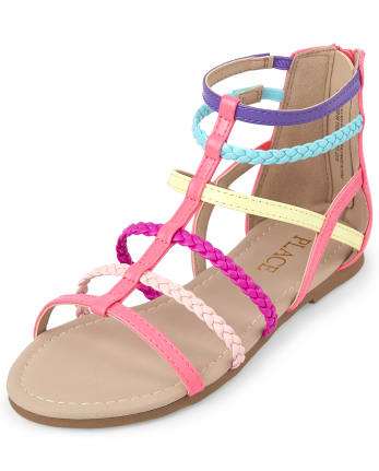 Children's place gladiator sandals deals