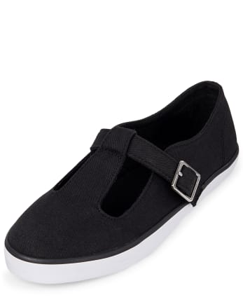 Girls T-Strap Sneakers