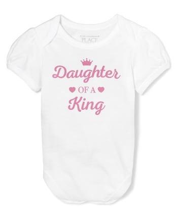 Baby Girls Daughter Graphic Bodysuit