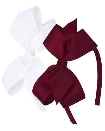 Girls Bow Headband 2-Pack