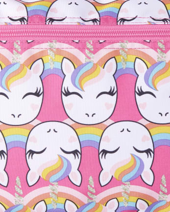Girls Rainbow Unicorn Backpack