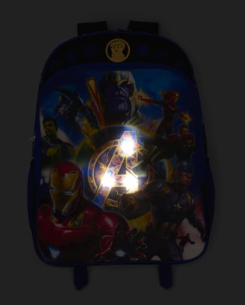 Boys Avengers Light Up Backpack