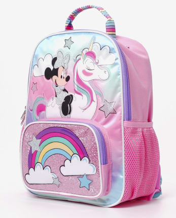 Mochila Minnie Mouse con diseño de unicornio y arcoíris para niñas pequeñas | The Children's Place - MULTI CLR