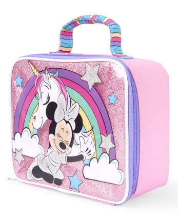 Toddler Girls Glitter Minnie Mouse Lunch Box