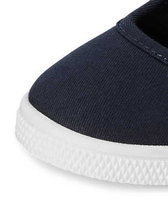 Toddler Girls Bow Strap Canvas Sneakers