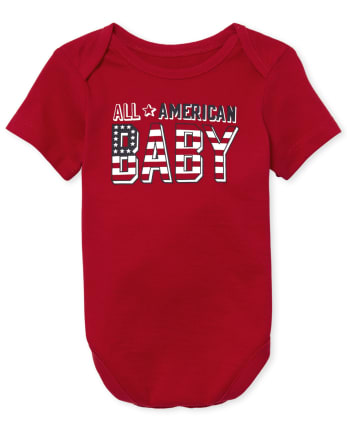 Unisex Baby Matching Family Americana Graphic Bodysuit