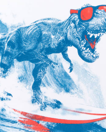 Rashguard gráfico de manga raglán corta para bebés y niños pequeños