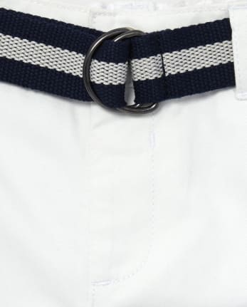 Baby And Toddler Boys Belted Chino Shorts